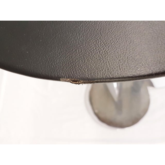 Vintage Round Smoked Glass and Chrome-Plated Trifoglio Table by Sergio Asti for Poltronova, 1969 For Sale - Image 11 of 13