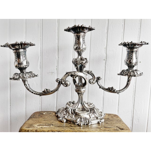 Late 19th Century Victorian Era Tiffany & Co Silver Plated Candelabra For Sale - Image 10 of 10