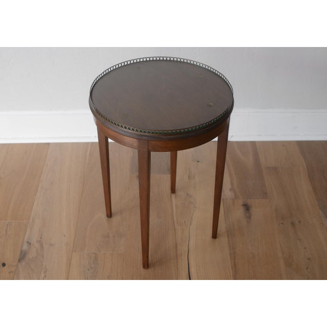 Fine Arts Furniture Co. French Louis XVI Style Bouillotte Round Side Table For Sale - Image 4 of 14