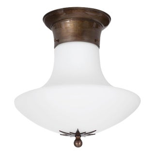 Stoby Oxide D25 Opal Glass Ceiling Lamp from Konsthantverk For Sale