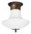 Stoby Oxide D25 Opal Glass Ceiling Lamp from Konsthantverk For Sale