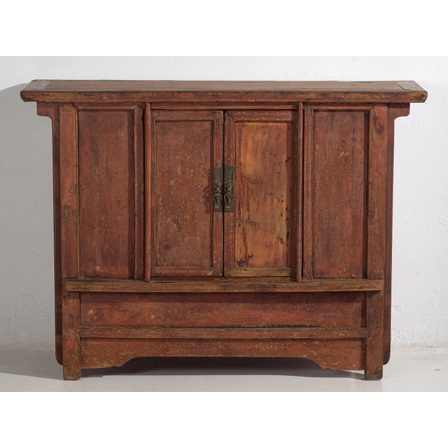Brown Antique Chinese Cabinet, 1900s For Sale - Image 8 of 18