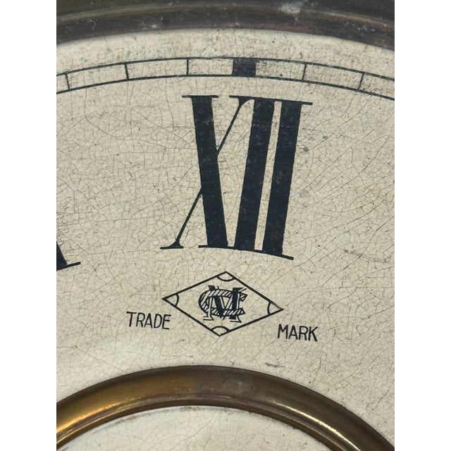 Meiji Clock Co. Octagonal Pendulum Wall Clock, Antique For Sale - Image 10 of 12