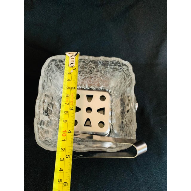 Hoya Mid-Century Ice Bucket With All Original Pieces For Sale - Image 12 of 13