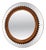 Mid-Century Circular Wall Mirror from Fratelli Marelli, Italy, 1950s For Sale