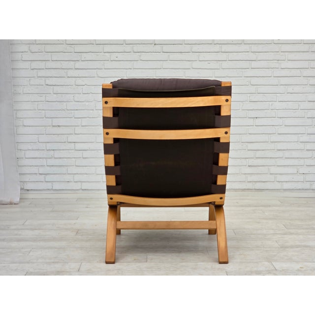 Set of Vintage Danish Lounge Chairs in Leather from Farstrup Møbler For Sale - Image 14 of 18