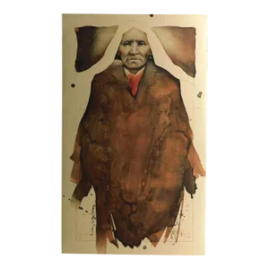 Frank Howell "Buffalo Woman" Lithograph Unframed Hand Signed
