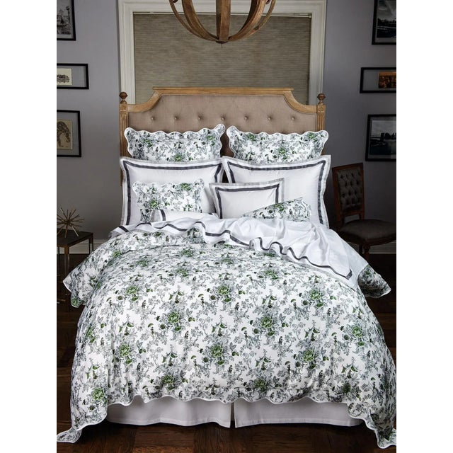*Please note, this listing is for a duvet cover only Featured on premium 300 thread count Egyptian cotton sateen, willowy...