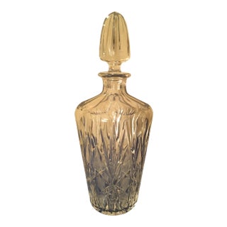Vintage Crystal Decanter For Sale