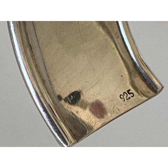 Silver Sterling Silver Bracelet With Amethyst and Topaz For Sale - Image 8 of 17