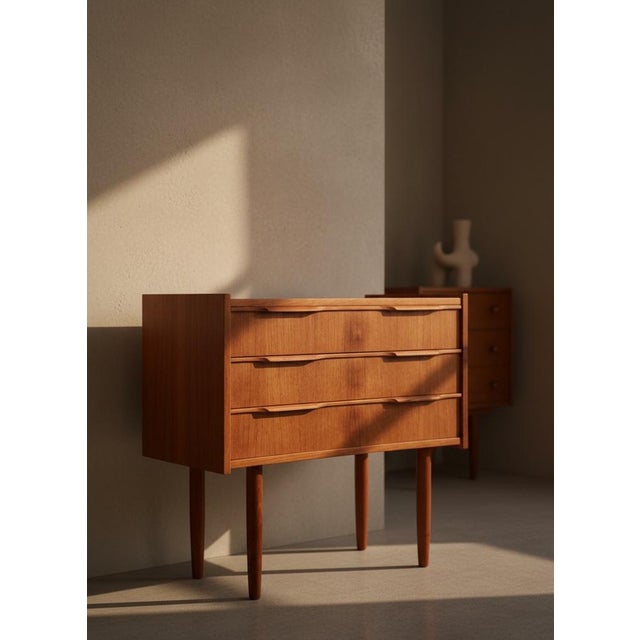 Small Teak Chest of Drawers from Ejsing Møbelfabrik, Denmark, 1960s For Sale - Image 4 of 14