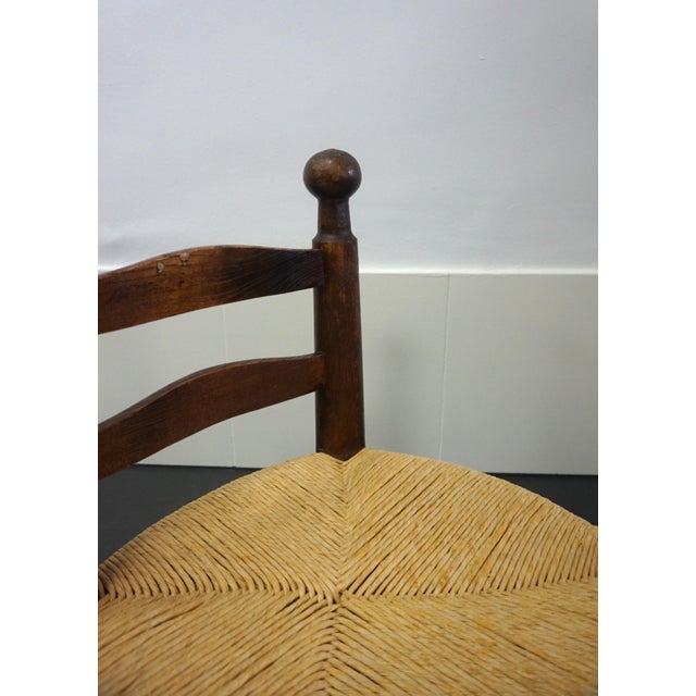 1960s Vintage French Low Chair, 1960s For Sale - Image 5 of 7