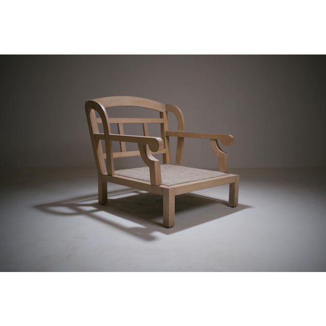 Georges v armchair designed by christian liaigre. this armchair belongs to a longer tradition of french furniture, one in...