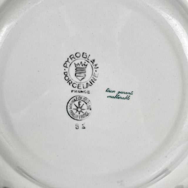 Vintage Agreste Dinner Plates from Sarreguemines, 1980s, Set of 6 For Sale - Image 6 of 14