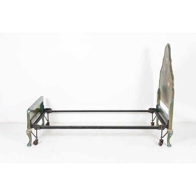 Country House Hand Painted Single Bedstead For Sale - Image 12 of 16