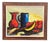 Rollo, Still Life with Fruits and Vase, 1950s, Oil on Canvas, Framed For Sale