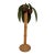 Mid 20th Century Mario Torres Lopez Style Mid Century Sculptural Rattan Palm Tree Lamp For Sale
