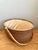 Vintage Shaker Handled Woven Rattan Basket For Sale - Image 10 of 16