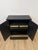 Bobby Berk Modern Black Tallboy Cabinet, Beige Oval Cane Inlay MCM Style For Sale In Tampa - Image 6 of 12