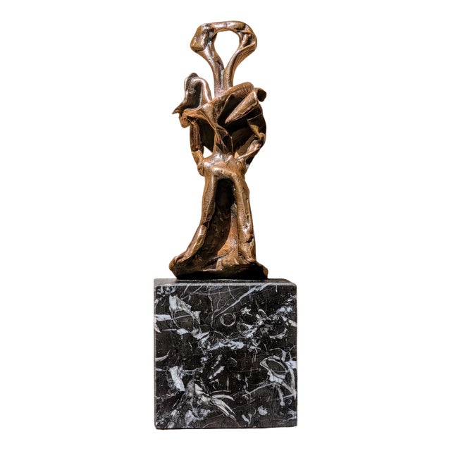 Salvador Dali, The Key, 1970, Bronze & Marble For Sale