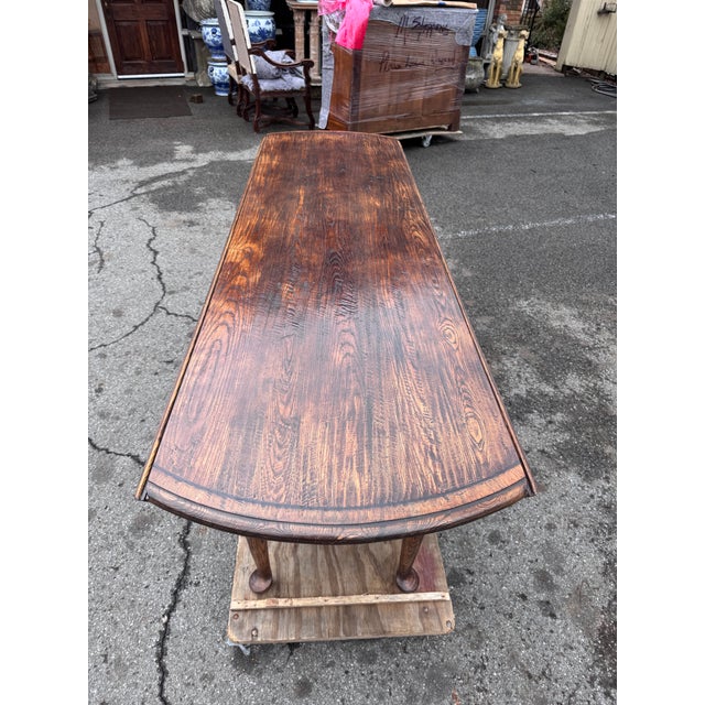 84" English Oval Dining Table For Sale - Image 11 of 12