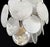 1980s Vintage Italian Murano Chandelier with 24 White Disks, 1980s For Sale - Image 5 of 18