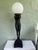 Late 20th Century Large Art Deco Revival Nude Woman Figural Table Lamp For Sale - Image 9 of 10