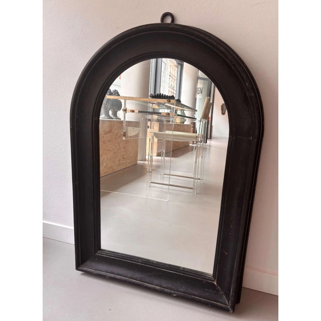 Italian Wood Wall Mirror For Sale - Image 5 of 5