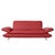 Vegan Leather Three-Seater Red Manual Function Rossini Sofa from Koinor For Sale - Image 14 of 14