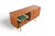 Brown Mid 20th Century Arne Hovmand Olsen Credenza in Teak With Finished Back, Attributed For Sale - Image 8 of 13