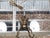 1920s French Art Deco Iron Chandelier Eight Light Chandelier with Scrolling Arms For Sale - Image 10 of 12