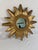 Wood 1960-70s Vintage French Style Gold Gilded Sunburst Wall Mirror For Sale - Image 7 of 12