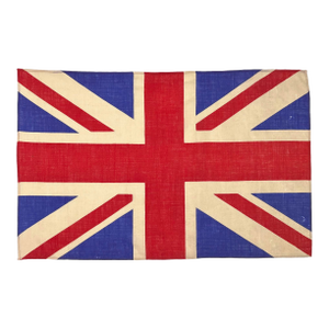Vintage Wool Printed Union Jack Flag