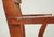 Mid 20th Century Vintage Slat Back Wooden Bankers Chairs- Set of 3 For Sale - Image 6 of 12