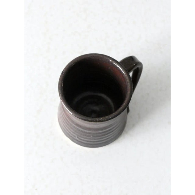 Ceramic Vintage Studio Pottery Mug For Sale - Image 7 of 10