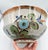 1950s Folk-Art Ken Edwards Palomar Tonala Pottery Hand Painted Punch Bowl W/Ladle For Sale - Image 12 of 17