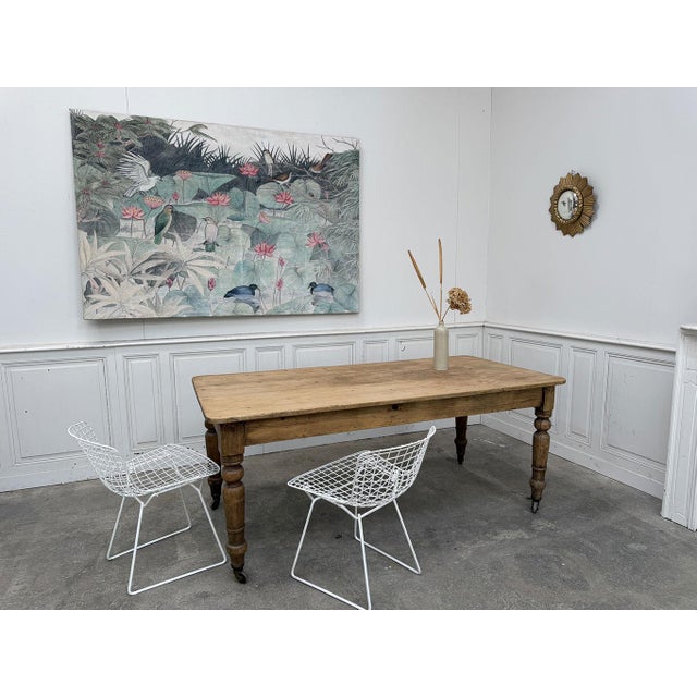 Drapers Table in Fir, 1920s For Sale - Image 3 of 9