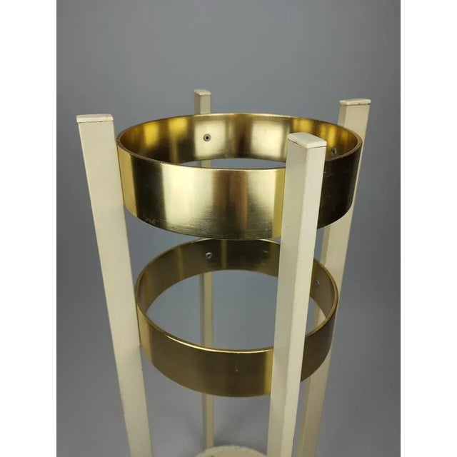 Mid-Century Umbrella Stand in Metal, 1960s For Sale - Image 5 of 7