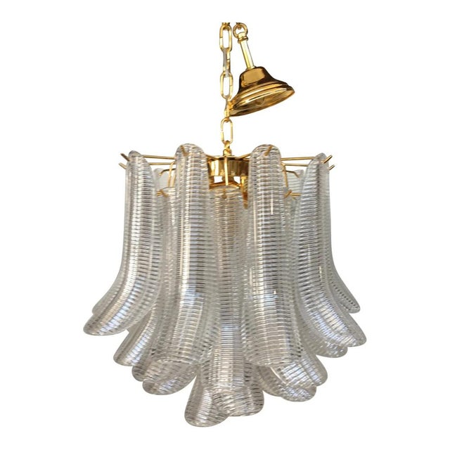 Contemporary Murano Glass Selle Chandeliers by Simoeng, Set of 2 For Sale - Image 3 of 10