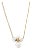 Mikimoto Pearls 18k Yellow Gold Pendant Necklace For Sale