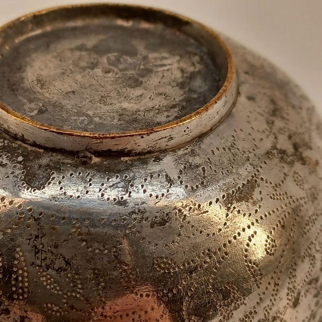 Three Old Hammam Copper Bowls From Yemen - 1930s - 1950s For Sale - Image 9 of 13