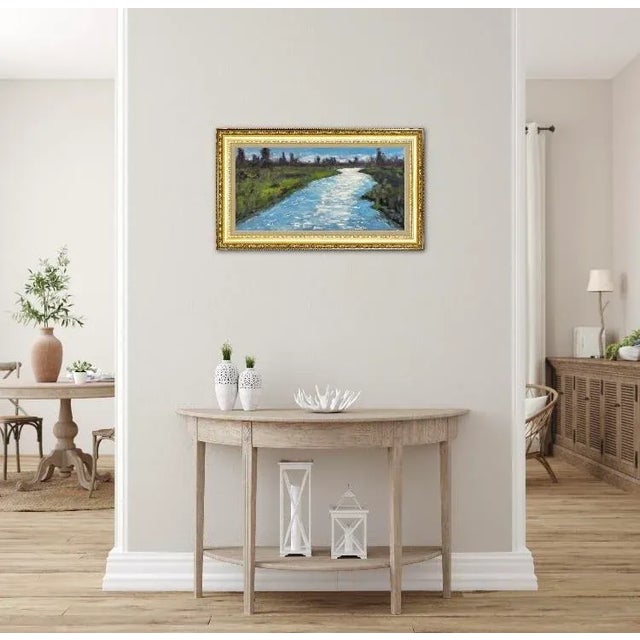 2020s Sparkling Waters, Modern Impressionist Waterscape For Sale - Image 5 of 8