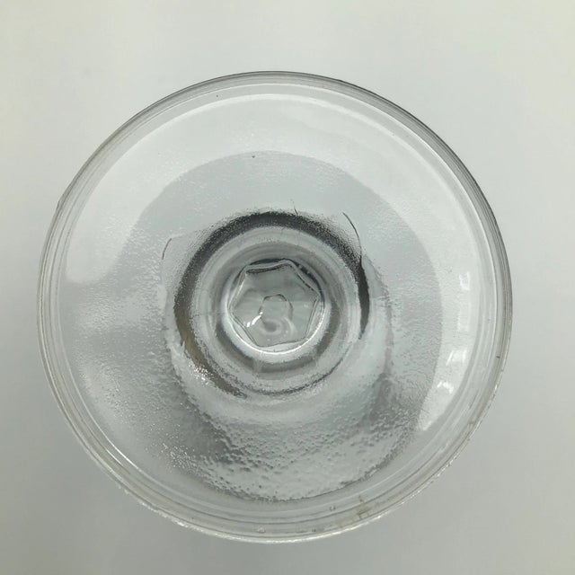 Metal Vintage Platinum Rim Aperitif Glasses With Hexagon Stems-Set of 18 For Sale - Image 7 of 13