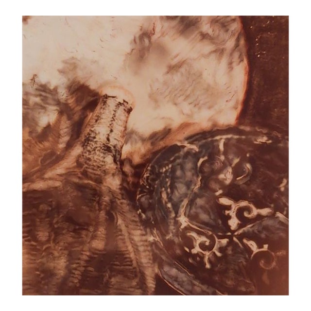 1981 Abstract Pottery Still Life Photograph For Sale