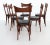 Mid-Century Modern Midcentury Modern Italian Dining Chairs, 1950s, Set of 6 For Sale - Image 3 of 18