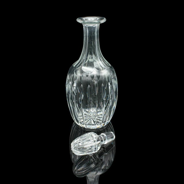This is a vintage Port decanter. An English, cut glass liqueur or spirit vessel, dating to the mid 20th century, circa...