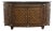 Collezione Europa Mahogany Traditional Neoclassical Revival 66" Demilune Buffet W. Granite Top For Sale