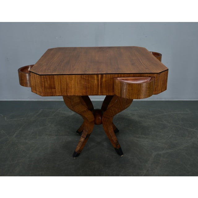 Art Deco Game or Card Table, 1929s For Sale - Image 10 of 18