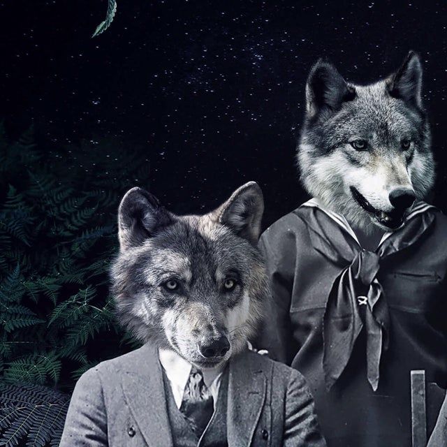 Early 21st Century Never Forget the Forest - Wolves by Marcin and Kate Owczarek | Digital Art of people with wolf heads For Sale - Image 5 of 5