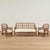 French Art Deco Rattan Sofa For Sale - Image 15 of 15